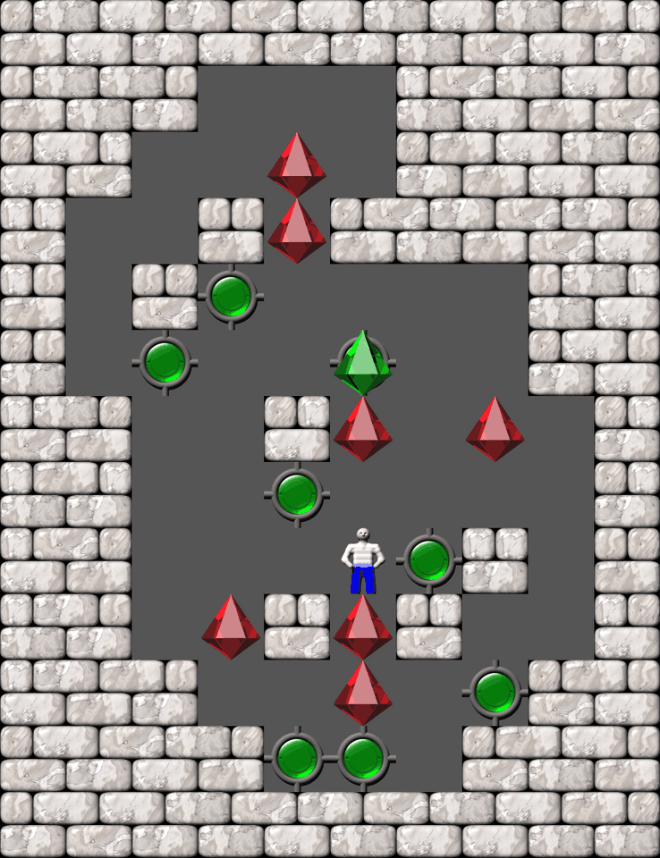 Сокобан More Bugs collections уровень 144